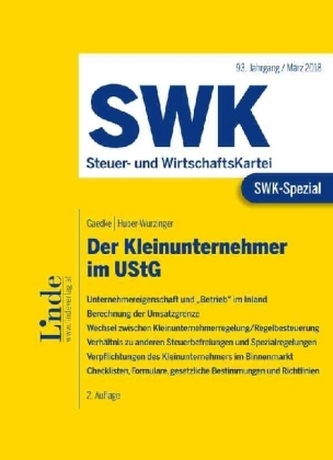 Der Kleinunternehmer im UStG