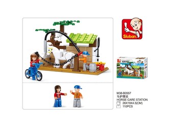 Stavebnice stáj, 110 ks