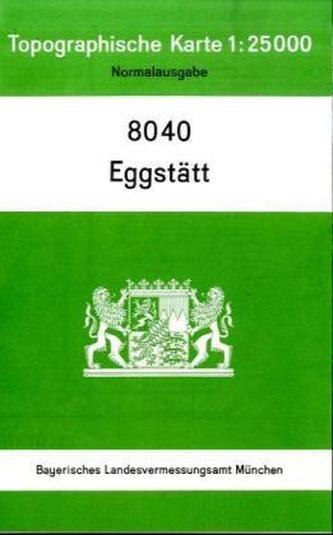 Topographische Karte Bayern Eggstätt