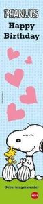 Snoopy Geburtstagskalender mini long