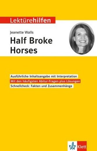 Lektürehilfen Jeanette Walls Half Broke Horses
