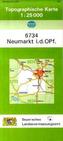 Topographische Karte Bayern Neumarkt i. d. OPf.