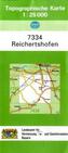 Topographische Karte Bayern Reichertshofen