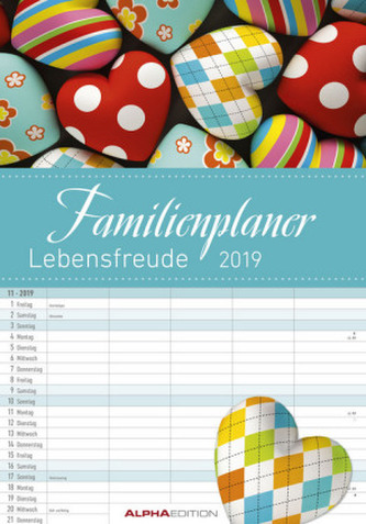 Familienplaner Lebensfreude 2019