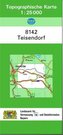 Topographische Karte Bayern Teisendorf