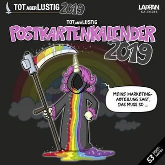 Tot aber lustig! Postkartenkalender 2019