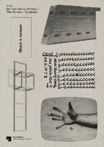 A-Z. Die Sammlung Marzona / The Marzona Collection