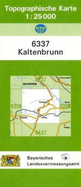 Topographische Karte Bayern Kaltenbrunn