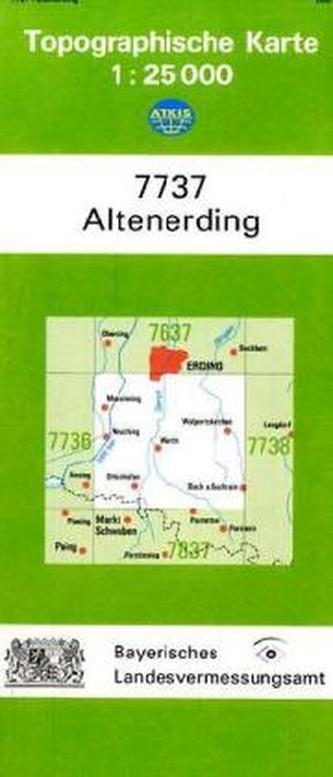 Topographische Karte Bayern Altenerding