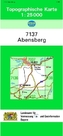 Topographische Karte Bayern Abensberg