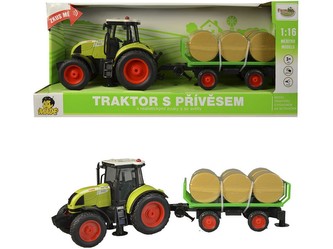 Traktor s vlečkou na setrvačník, 40cm