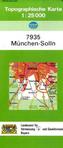 Topographische Karte Bayern München-Solln