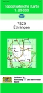 Topographische Karte Bayern Ettringen