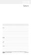 Taschenkalender Saturn Leporello Einlage 2019