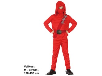 Šaty na karneval - Ninja, 120 - 130 cm
