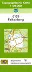 Topographische Karte Bayern Falkenberg