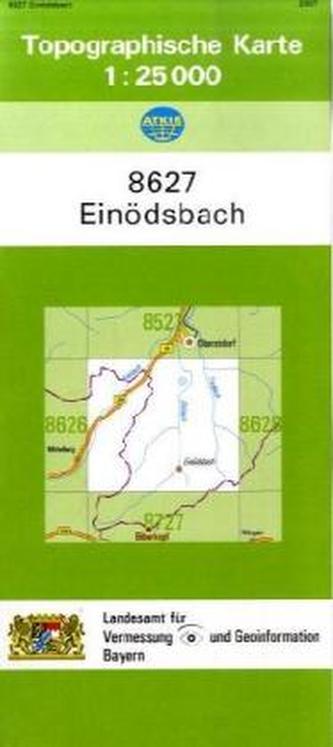 Topographische Karte Bayern Einödsbach