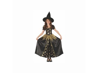 Kostým na karneval Čarodějka, 120-130cm