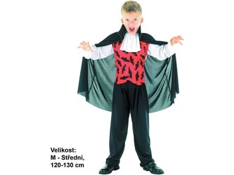 Kostým na karneval - Upír120 - 130 cm