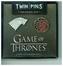 Game of Thrones Twin Pins: Stark and Targaryen Sigils