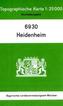 Topographische Karte Bayern Heidenheim