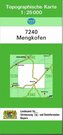 Topographische Karte Bayern Mengkofen