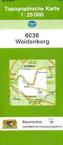 Topographische Karte Bayern Weidenberg