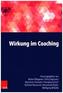Wirkung im Coaching