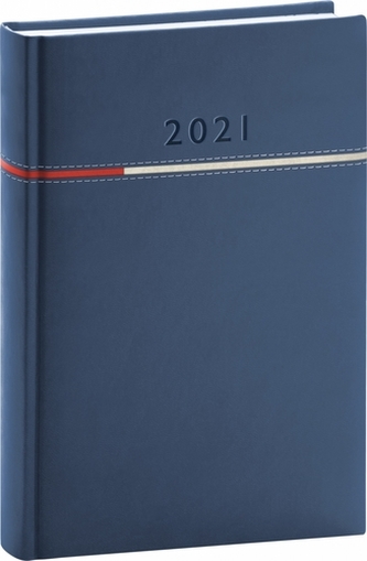 Denní diář Tomy 2021, modročervený