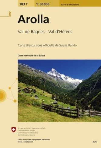 Landeskarte der Schweiz Arolla