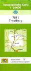 Topographische Karte Bayern Trostberg