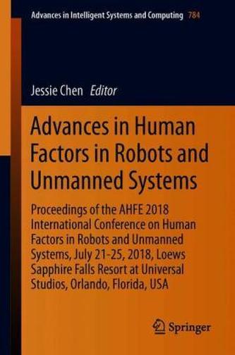 Advances in Human Factors in Robots and Unmanned Systems