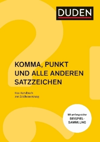 Komma, Punkt und alle anderen Satzzeichen