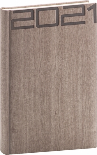 Denní diář Forest 2021, hnědý