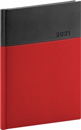 Denní diář Dado 2021, červenočerný