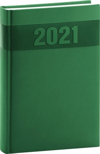 Denní diář Aprint 2021, zelený