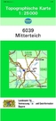 Topographische Karte Bayern Mitterteich
