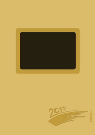 Foto-Malen-Basteln A4 gold gestanzt mit Folienprägung 2019