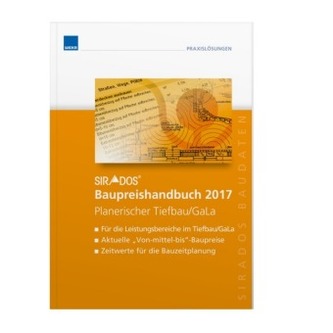 SIRADOS Baupreishandbuch 2018 Planerischer Tiefbau/GaLa