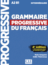 Grammaire progressive du Français, Niveau intermédiaire (4ème édition), m. Audio-CD