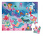 Puzzle pro děti Mořské víly Janod 24 ks v kufříku