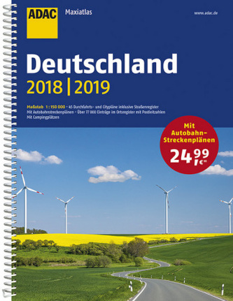 ADAC Maxiatlas Deutschland 2018/2019 1:150 000