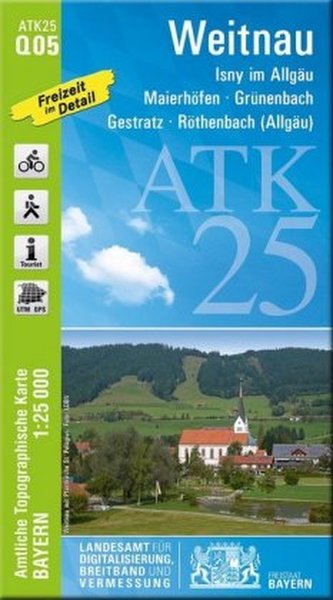 ATK25-Q05 Weitnau (Amtliche Topographische Karte 1:25000)