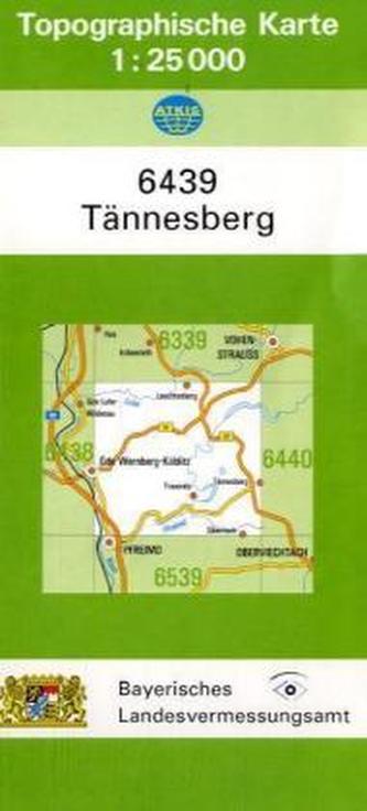 Topographische Karte Bayern Tännesberg