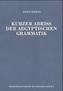 Kurzer Abriß der  aegyptischen Grammatik