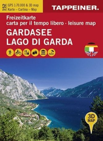 Gardasee Lago Di Garda Lake Garda Freizeitkarte Megaksiazki Pl