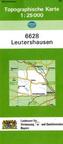 Topographische Karte Bayern Leutershausen