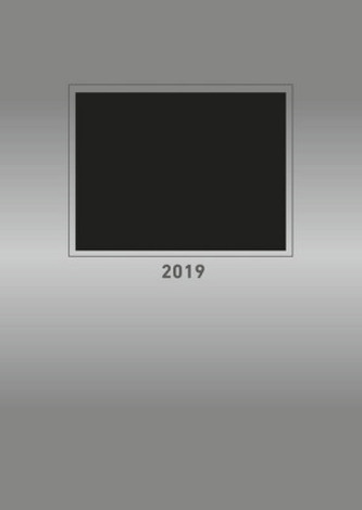 Foto-Bastelkalender silber 2019