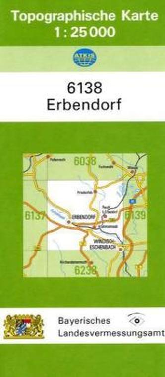 Topographische Karte Bayern Erbendorf