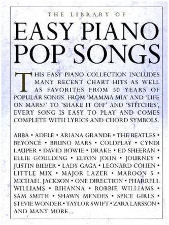 The Library Of Easy Piano Pop Songs (Piano Book)